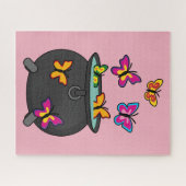 Magische Butterflies uit een Cauldron Legpuzzel (Horizontaal)
