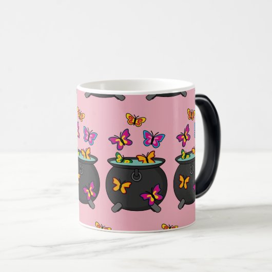 Magische Butterflies uit een Cauldron Mok (Voorkant rechts)