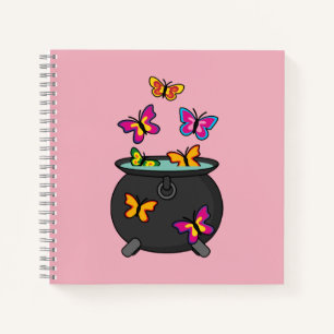 Magische Butterflies uit een Cauldron Notitieboek