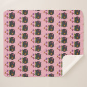 Magische Butterflies uit een Cauldron Sherpa Deken (Voorkant (horizontaal))