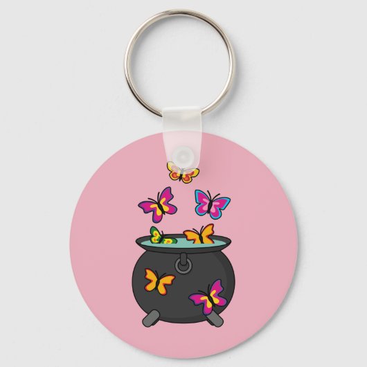Magische Butterflies uit een Cauldron Sleutelhanger (Voorkant)