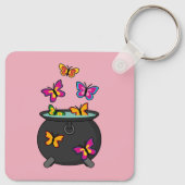 Magische Butterflies uit een Cauldron Sleutelhanger (Achterkant)
