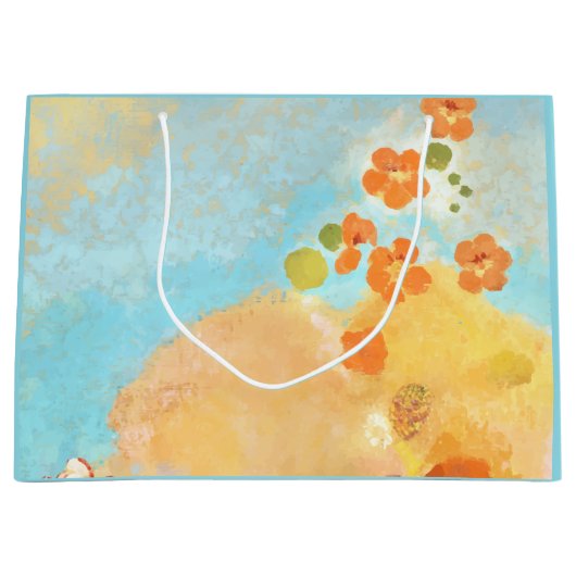 Magische Californische Oranje papavervelden Groot Cadeauzakje (Voorkant)