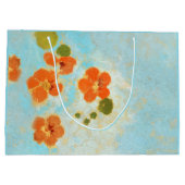 Magische Californische Oranje papavervelden Groot Cadeauzakje (Achterkant)