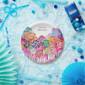 Magische Candyland Verjaardag Papieren Bordje (Feest)