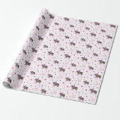 Magische capyfairy cadeaupapier (Uitgerold)