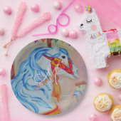 MAGISCHE CAROUSEL HORSE MONOGRAM PARTIJ PAPIEREN BORDJE (Feest)