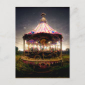 Magische carrouselbriefkaart briefkaart (Voorkant)