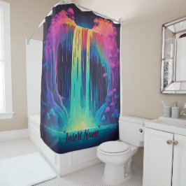 Magische cascade, boeiende sereniteit douchegordijn