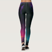 Magische cascade, boeiende sereniteit leggings (Achterkant)