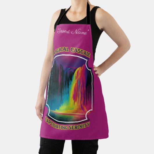 Magische cascade, boeiende sereniteit schort (Insitu)