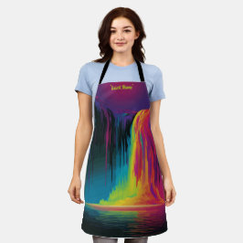 Magische cascade, boeiende sereniteit schort