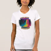 Magische cascade, boeiende sereniteit t-shirt (Voorkant)