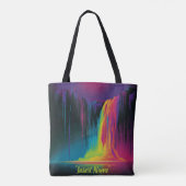Magische cascade, boeiende sereniteit tote bag (Achterkant)