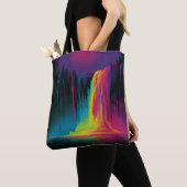 Magische cascade, boeiende sereniteit tote bag (Dichtbij)
