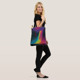 Magische cascade, boeiende sereniteit tote bag