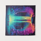 Magische cascade, boeiende sereniteit wandkleed (Voorkant (horizontaal))