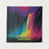 Magische cascade, boeiende sereniteit wandkleed (Voorkant)