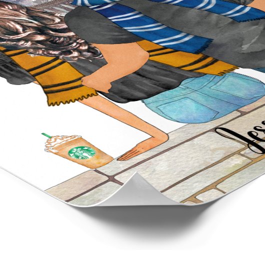 Magische Castle Wizard Portret, wizards afdrukken Poster (Hoek)