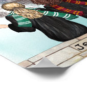 Magische Castle Wizard Portret, wizards afdrukken Poster (Hoek)