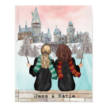 Magische Castle Wizard Portret, wizards afdrukken