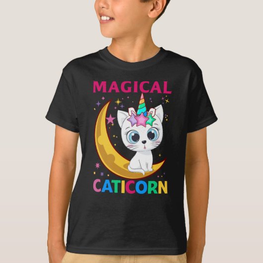 Magische Caticorn T-shirt (Voorkant)