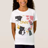 Magische caticorn T-shirt (Voorkant)