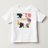 Magische caticorn Toddler T-shirt (Voorkant)