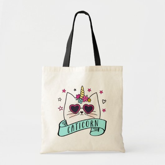 Magische Caticorn Tote Bag (Voorkant)