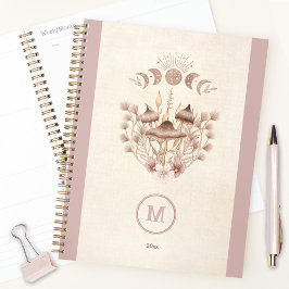 Magische Celestial Cottagecore Mushroom Moon Boho Planner