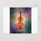 Magische cello met vlinders briefkaart (Voorkant)