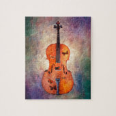 Magische cello met vlinders legpuzzel (Verticaal)