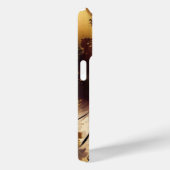 Magische chocolade cupcake met gouden sterren Case-Mate iPhone case (Achterkant / Rechts)