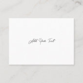 Magische Christmas Spirit Loyalty Kaart (Achterkant)