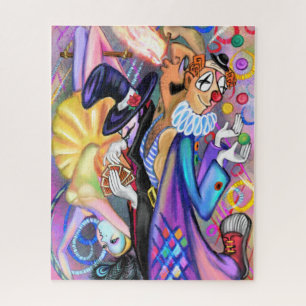 Magische Circus - Cast Acrobat Magicia Fire Eater Legpuzzel