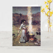 Magische Cirkel 1886 Waterhuis Kaart (Gele Bloem)