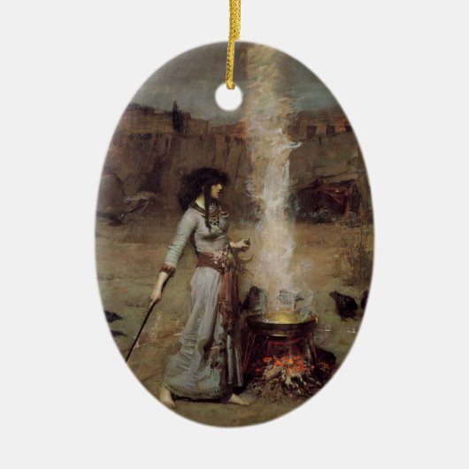 Magische cirkel keramisch ornament (Voorkant)