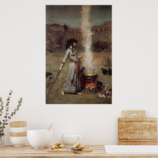 Magische cirkel poster (Keuken)