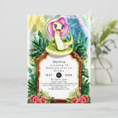 Magische Cobra Slang Verjaardag Kaart (Staand voorkant)