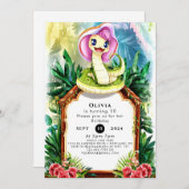 Magische Cobra Slang Verjaardag Kaart (Voorkant / Achterkant)