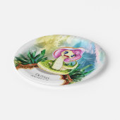 Magische Cobra Slang Verjaardag Papieren Bordje (Gekanteld)