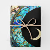 Magische crescent motoralcohol-inkt inpakpapier vel (In situ)