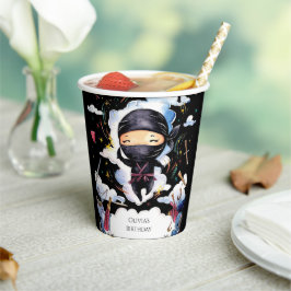 Magische Custom Ninja Verjaardag Papieren Bekers