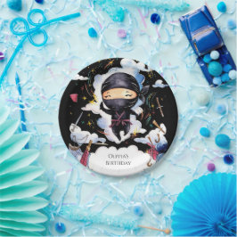 Magische Custom Ninja Verjaardag Papieren Bordje