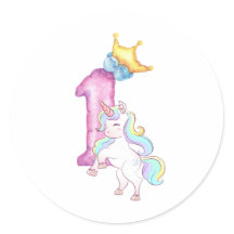 Magische Cute Eenhoorn Verjaardagsfeest Fantasie V