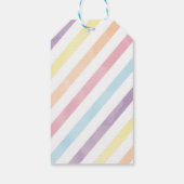 Magische Dag Eenhoorn Regenboog Verjaardagsfeest F Cadeaulabel (Achterkant)