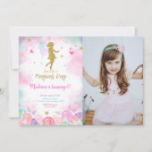 Magische Dag, Fairy Verjaardagsfeestfoto Kaart (Voorkant)