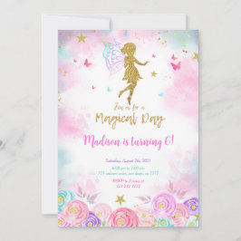 Magische dag, feeëriek verjaardagsfeest kaart