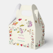 Magische dag katten konijnen eenhoorns kinderen ve bedankdoosjes (Voorkant Zijde)