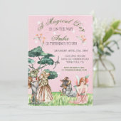 Magische Dag Thumbelina Sprookje Kaart (Staand voorkant)